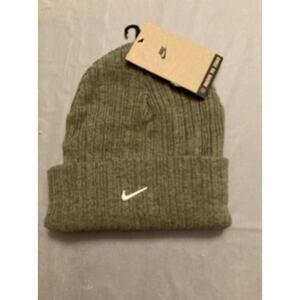 NIKE UNISEX U NSW BEANIE Skully UTILITY SWOOSH BEANIE Olive Green/ Cargo Khaki